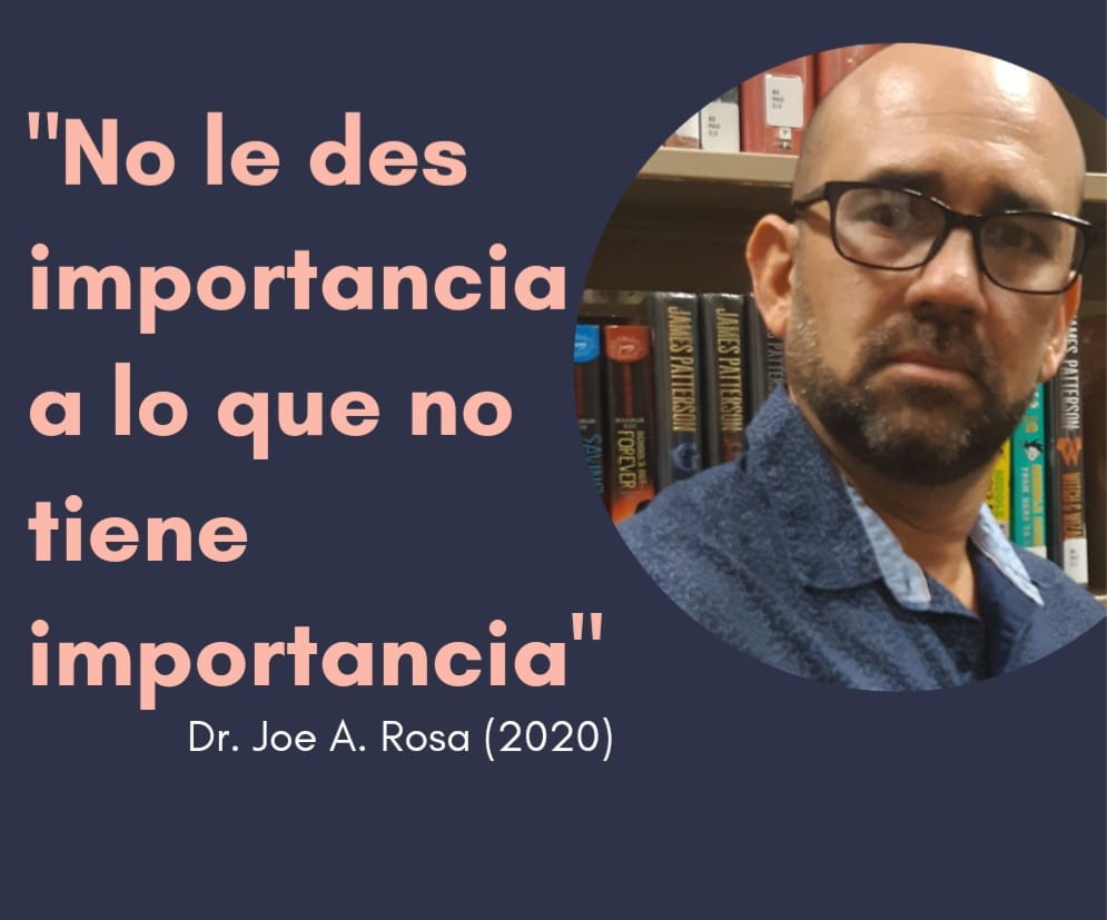 No le des importancia